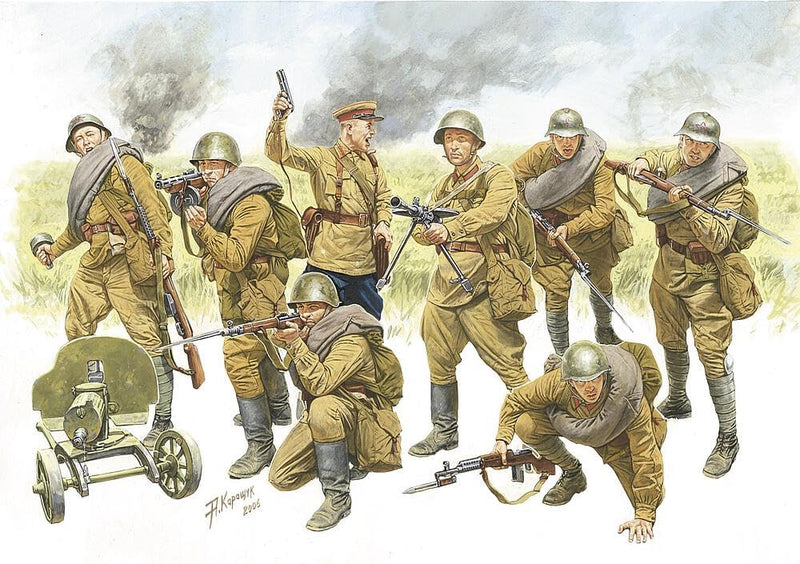 Zvezda 1:35 La Fanteria Dell'Artmata Rossa (1940 A 1949
