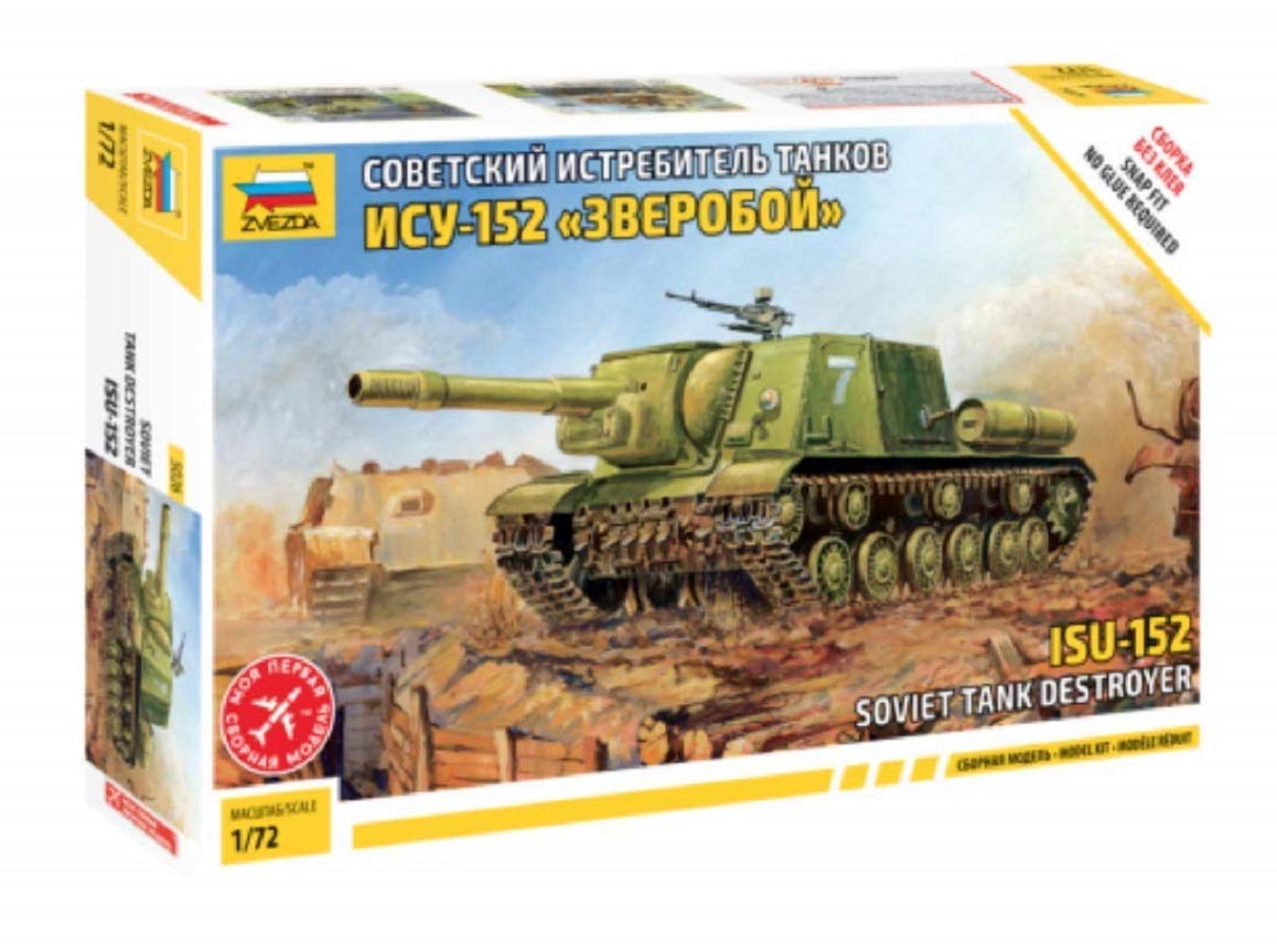 Zvezda 500785026 – Tank – 1:72 Self Propelled Gun ISU-152