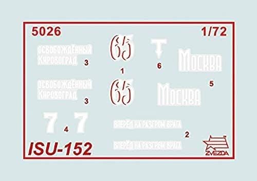 Zvezda 500785026 – Tank – 1:72 Self Propelled Gun ISU-152