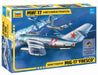 Zvezda 500787318-1 500787318 – 1:72 MIG-17 Fresco Soviet Fighter plástico – Maqueta – Montaje – Kit de construcción – para Principiantes – detallado, Color Plateado (ZV7318