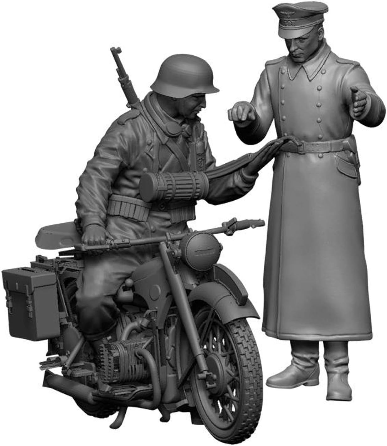 The Hobby Company Zvezda 500783632-1:35 WWII German Krad R12 with Crew (2)