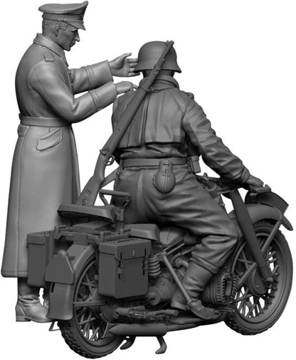 The Hobby Company Zvezda 500783632-1:35 WWII German Krad R12 with Crew (2)