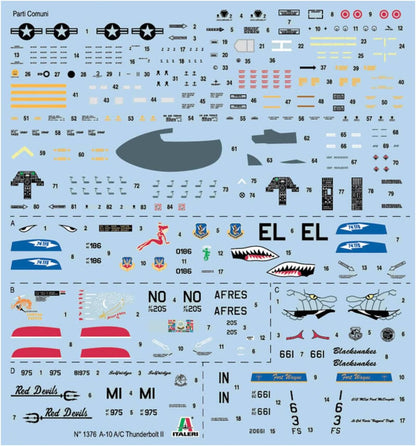 Italeri 1: 72 510001376 – A-10 Gulf War, Multicoloured, 226mm length