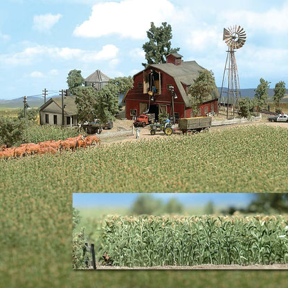 Busch 1202 - Campo de maíz (100 cm2 para circuitos de Trenes