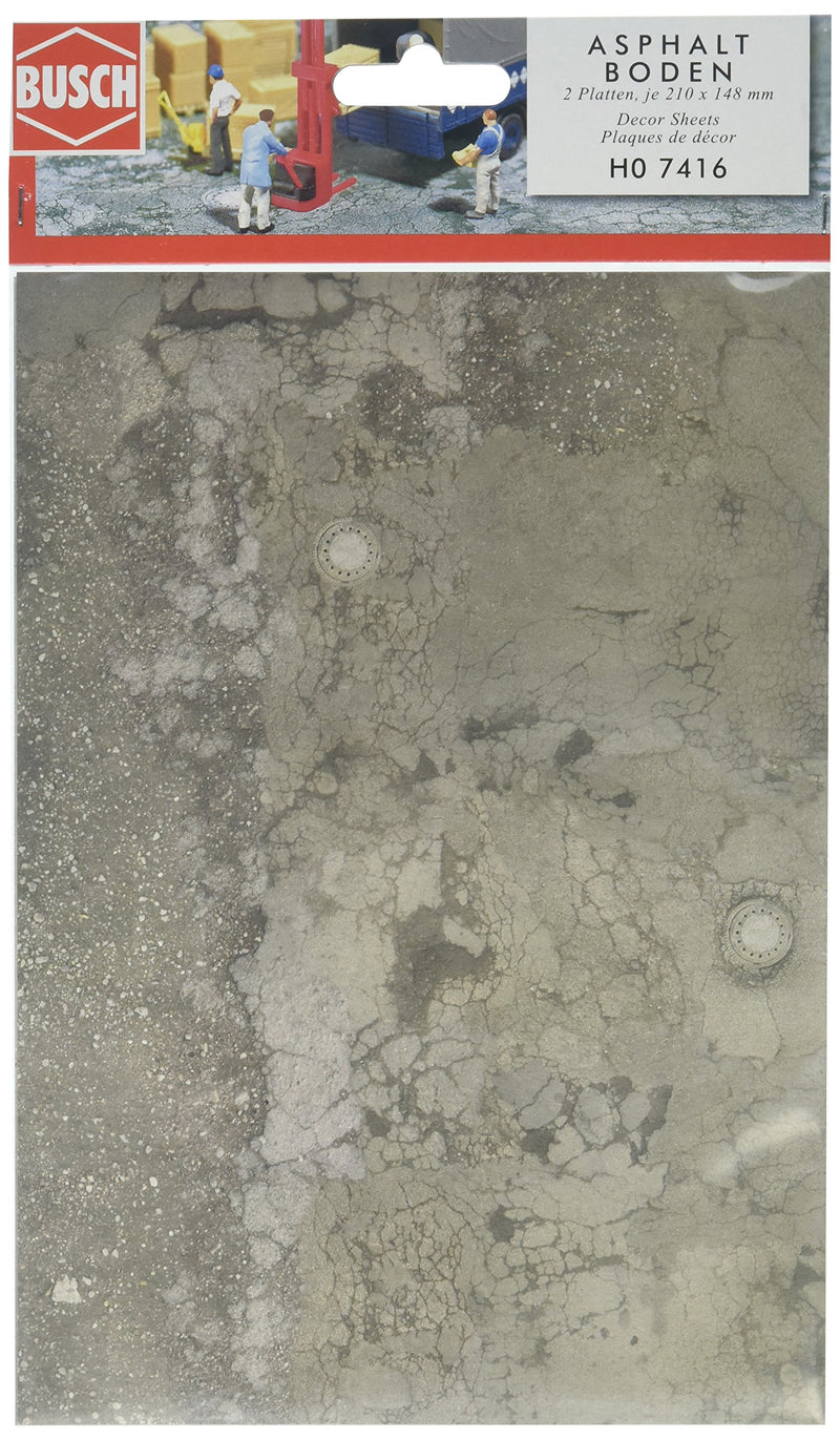 Weathered Asphalt Decor Sheets