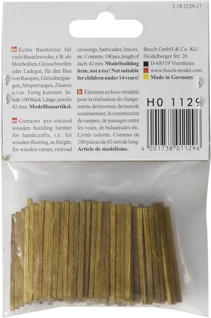 Busch 1129 Wooden Building Lumber HO Scenery Scale Model