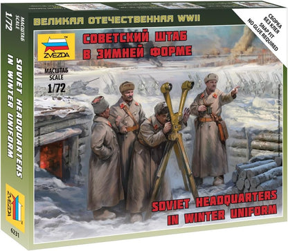 Zvezda-SOVÉTICO Ejército Estado Major SOVIÉTICO Hiver, Color no Aplica (Z6231