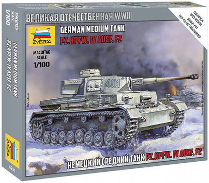 Zvezda Z6251 German Medium Tank Model Kit