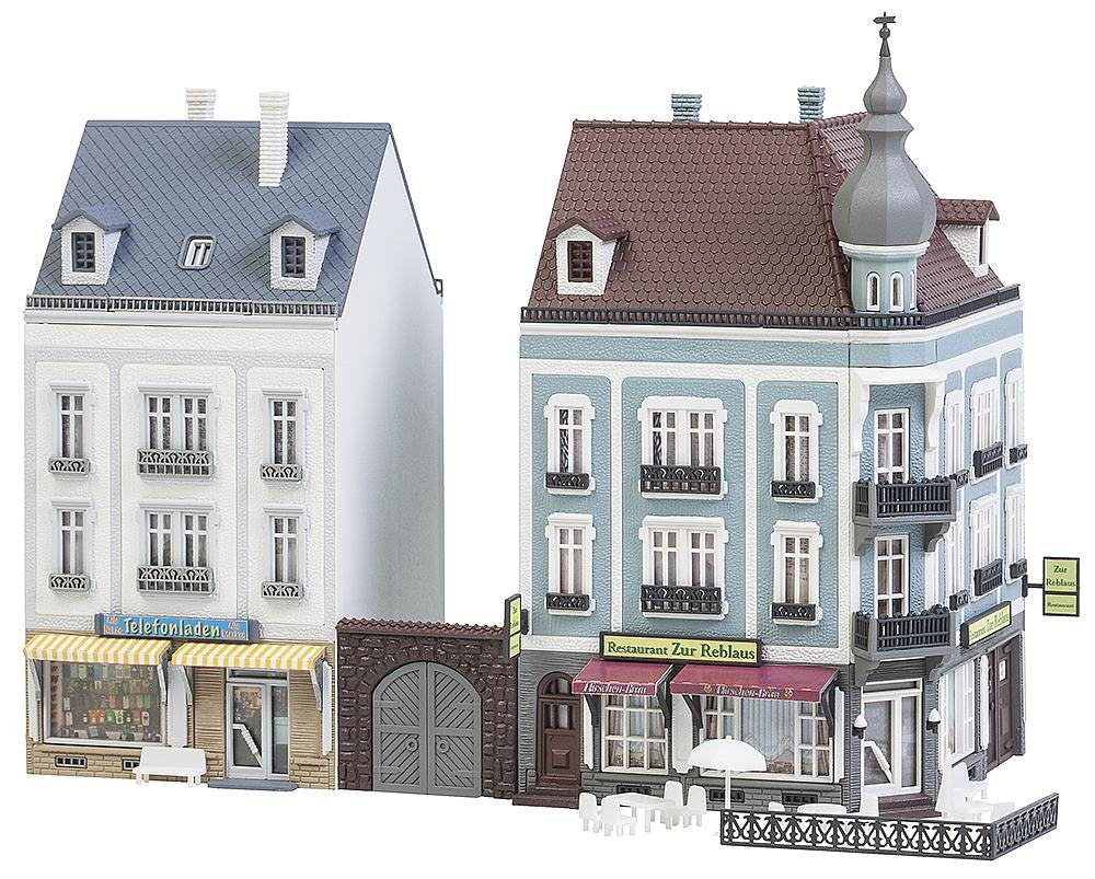 Faller FA 232387-2 Town Houses Beethovenstraße Accessories for Model Railway Model Making 18.5 x 7.7 x 27.9 cm