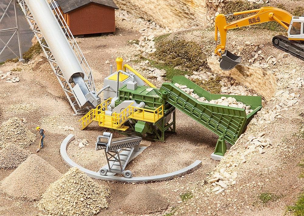 Faller FA 130173 - Jaw Breaker with Conveyor Belt, Accessory for Model Railway, Model Building
