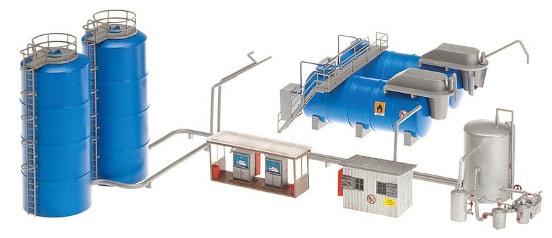 Faller - Edificio industrial de modelismo ferroviario escala 1:148 (H0 FA TANKANLAGE ARAL F130486