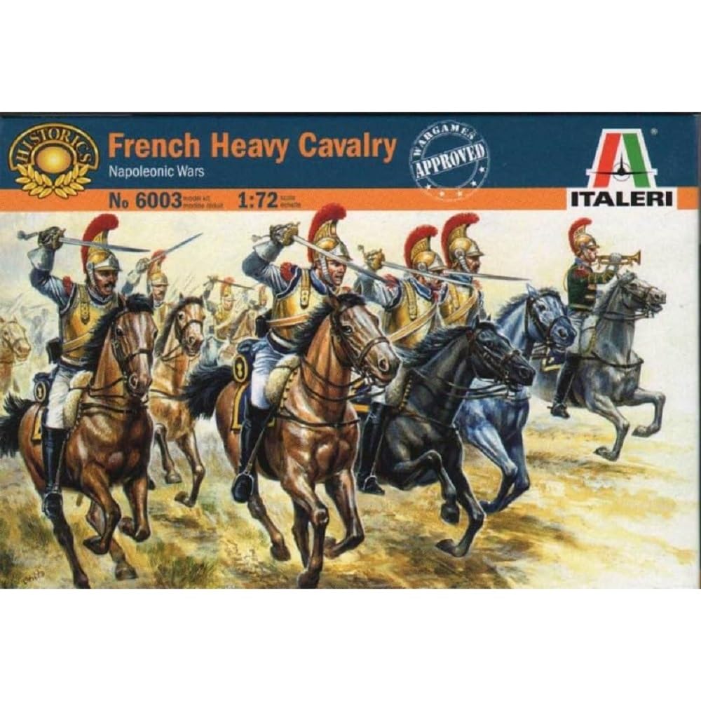 The Hobby Company Italeri 510006003 - 1:72 French Heavy Cavalry
