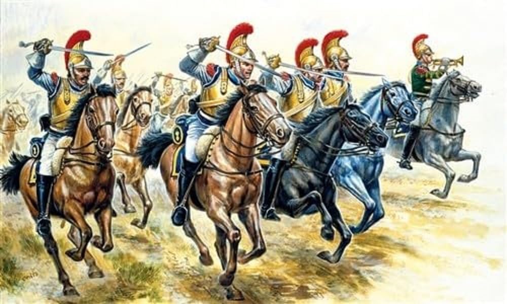 The Hobby Company Italeri 510006003 - 1:72 French Heavy Cavalry