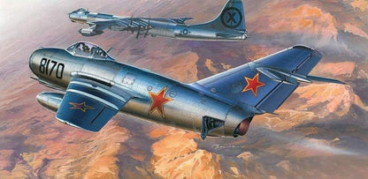 Zvezda 500787317 500787317-1:72 MIG-15 Bassoon Plastic Model Kit Assembly Kit for Beginners Detailed Silver