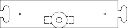 Faller 161911 H0 Laser Street straight rail track