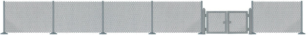 Metal Industrial Fencing
