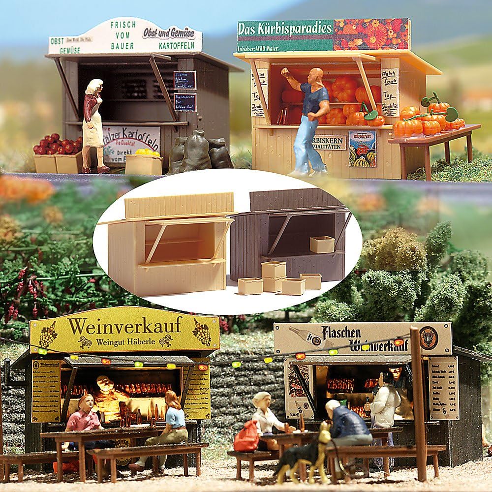 Busch - Casa de decoración para modelismo ferroviario (BUE1055