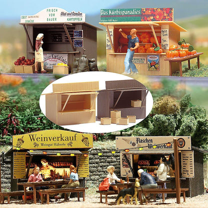 Busch - Casa de decoración para modelismo ferroviario (BUE1055
