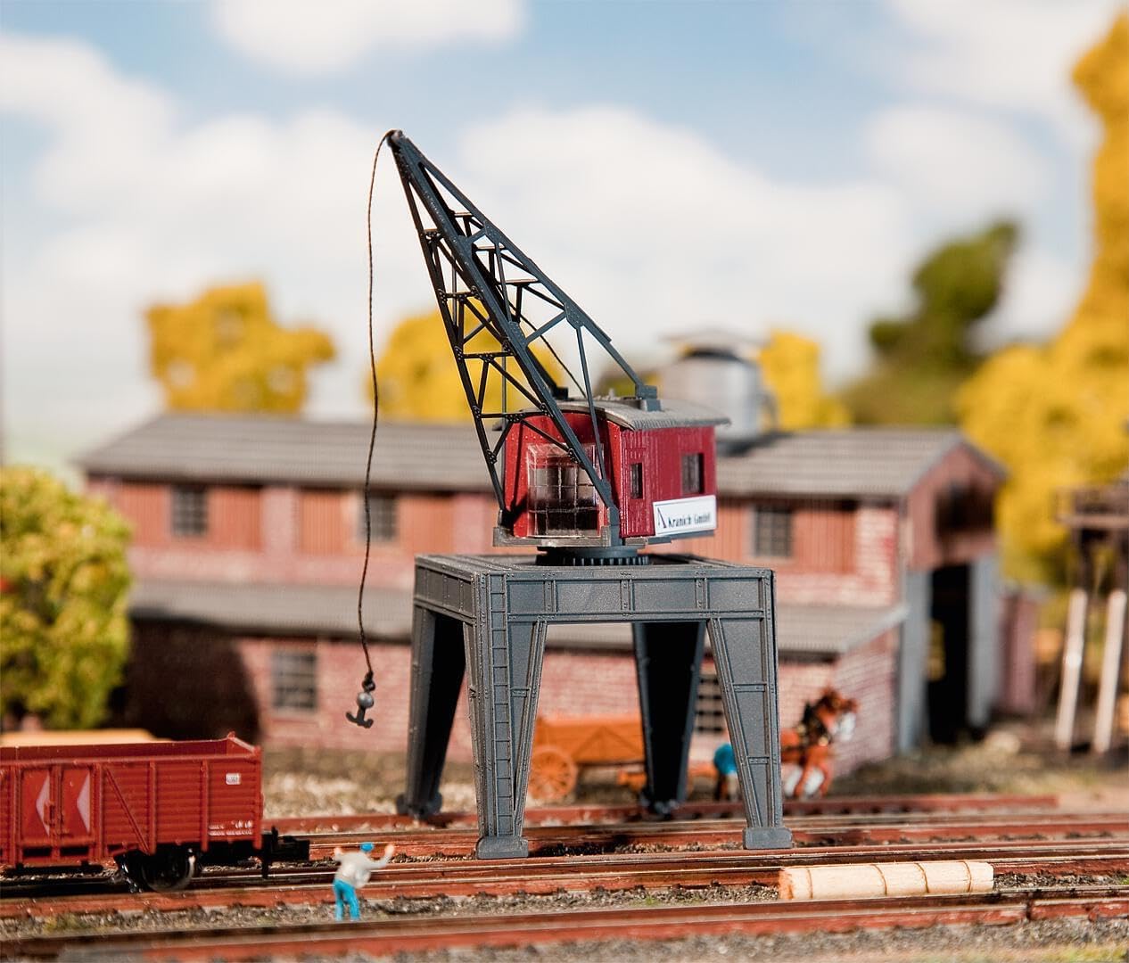 Faller - Edificio ferroviario de modelismo ferroviario N (10.7x7.5x5 cm) (F222200