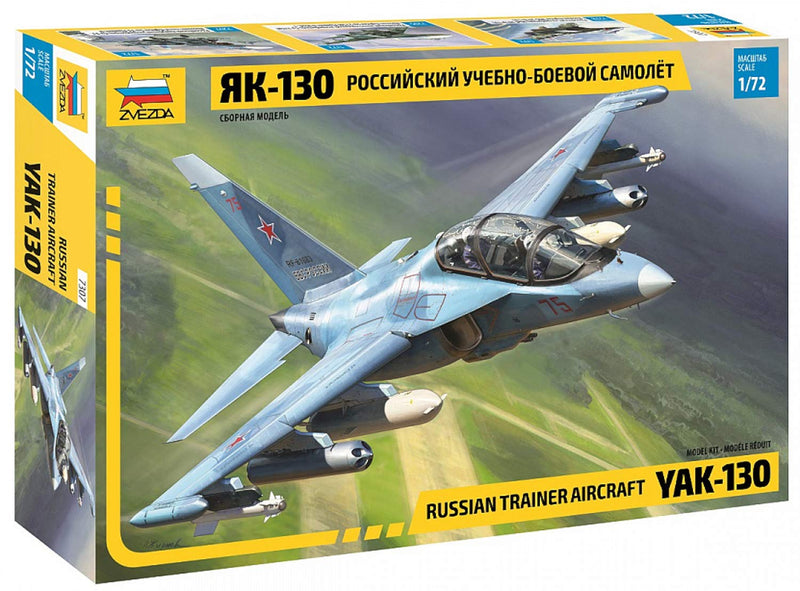 Zvezda 500787307 - Maqueta de construcción (Escala 1:72, YAK-130, para Manualidades, Montaje de plástico