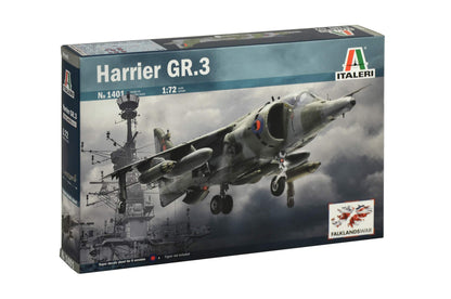 Italeri 1401S 1:72 - Harrier Gr.3 (Falklands), Multi-Color (1401)