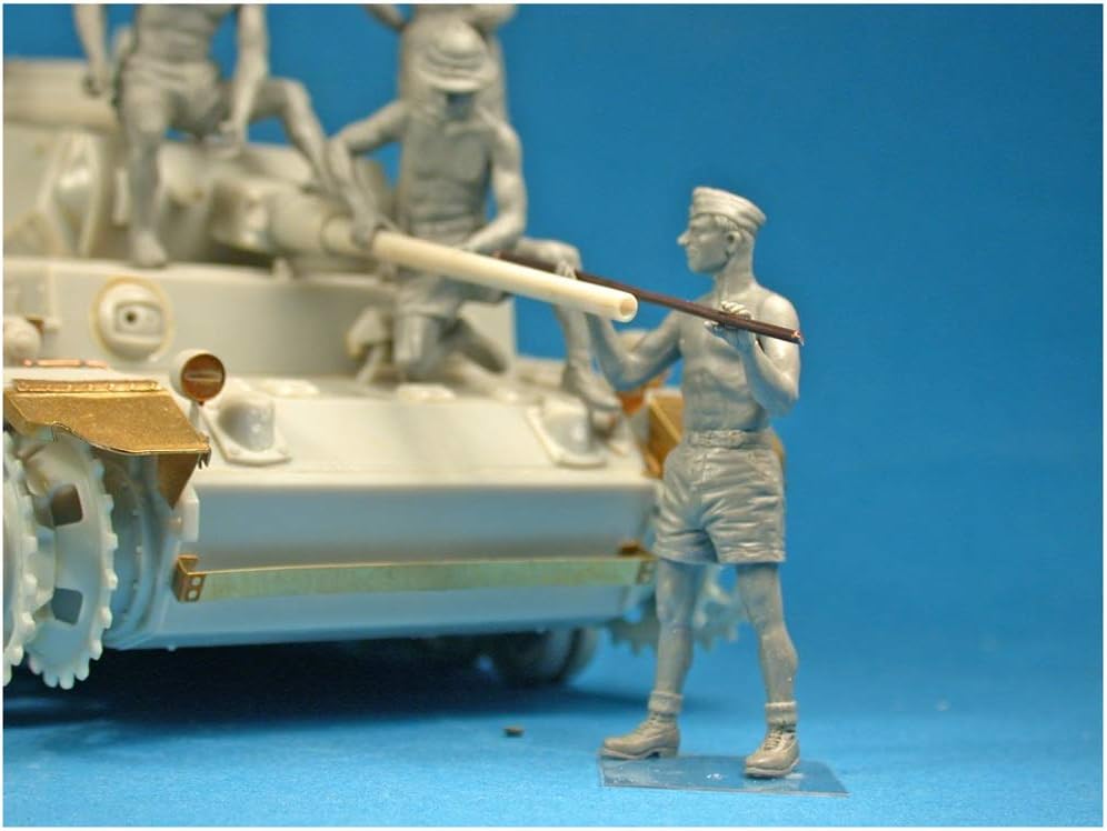 Mini Art 550035278 MiniArt 35278 1:35 Fig. Dt. Afrika Korps Pz. SE (5) -originalgetreue Nachbildung, Modellbau, Plastik Bausatz, Basteln, Hobby, Kleben, Modellbausatz, Zusammenbauen, unlackiert