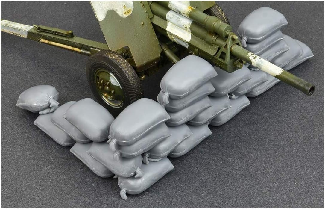 Miniart MIN35586 Hessian Bags (sand, cement, vegetables) Plastic Model kit, Various