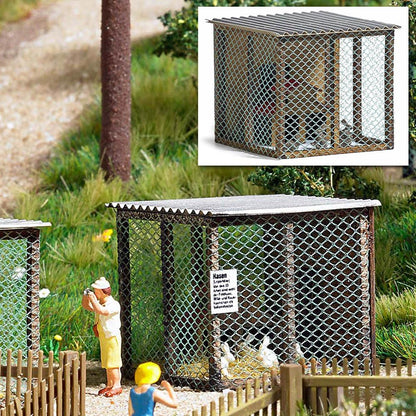 Busch 1582 Small Animal Cage HO Structure Scale Model