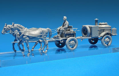 MiniArt 35057 Horses Drawn Field Kitchen KP-42 - Cocina móvil soviética en Miniatura con Caballos (Escala 1:35