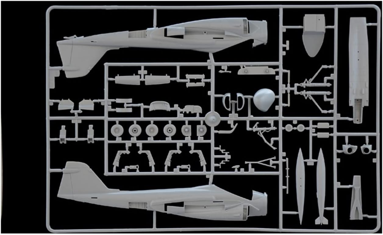 Italeri-1/72 1:72 KA-6D Intruder, Color no Pintado (1405