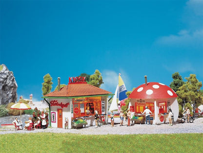 FALLER 120135 - Kiosk + Pilzkiosk