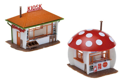 FALLER 120135 - Kiosk + Pilzkiosk