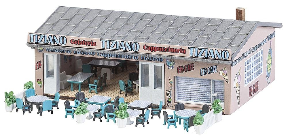 Faller FA 232327 – Tiziano Ice Café Accessory for Model Railway Model Making