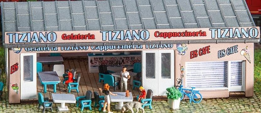 Faller FA 232327 – Tiziano Ice Café Accessory for Model Railway Model Making