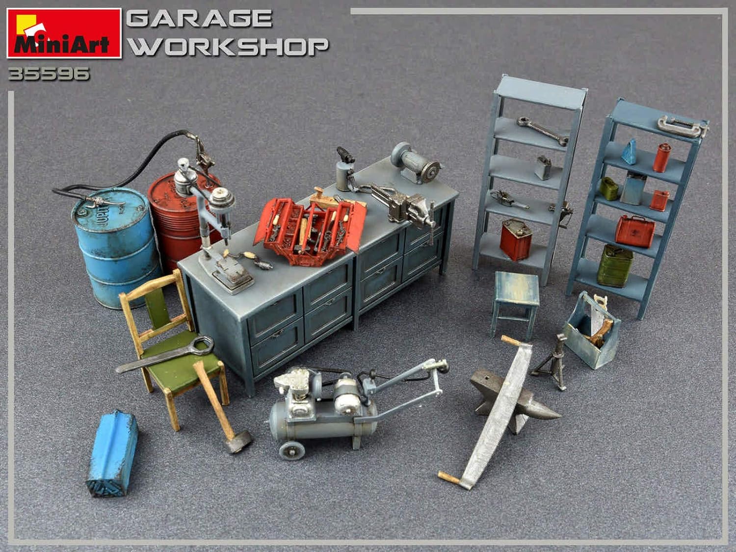 Miniart MIN35596 Plastic Model kit, Various