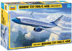 Zvezda 500787027 500787027-1:144 Boeing 737-700 / C-40 Plastic Construction Kit Model Kit Assembly Kit for Beginners Detailed, White/Blue