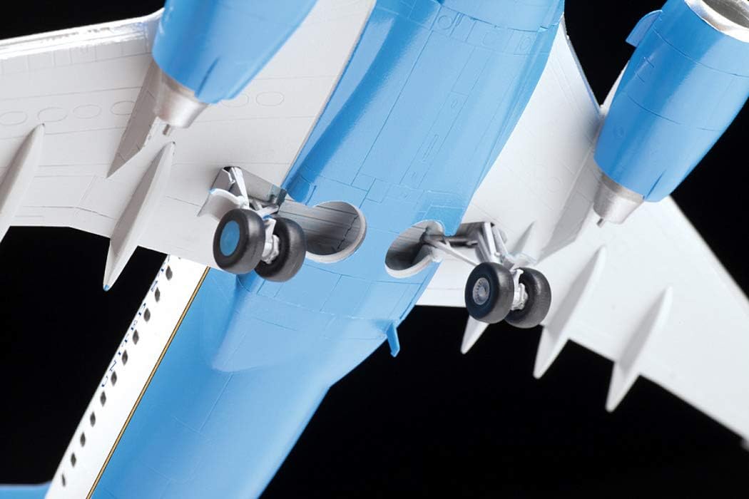 Zvezda 500787027 500787027-1:144 Boeing 737-700 / C-40 Plastic Construction Kit Model Kit Assembly Kit for Beginners Detailed, White/Blue