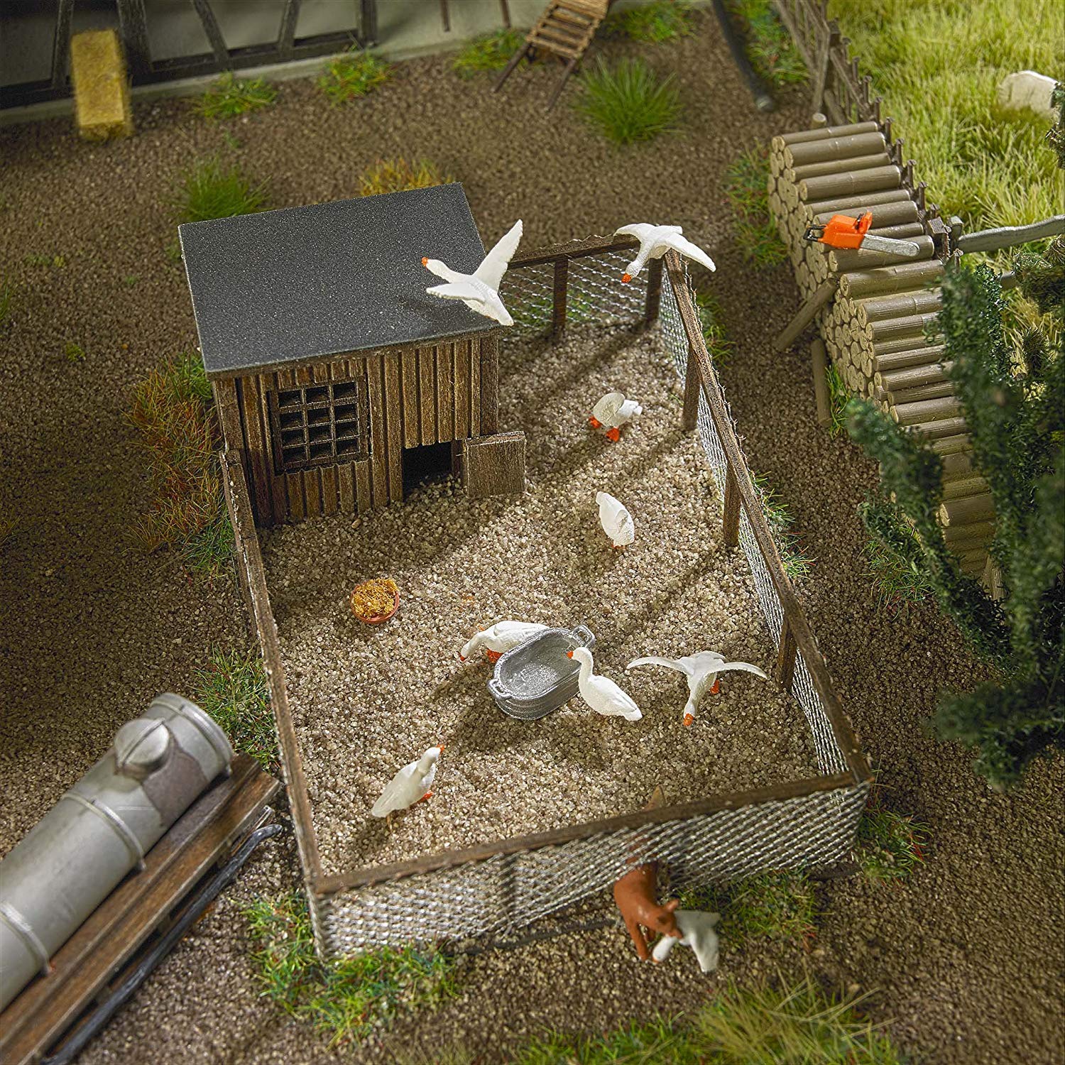 Busch 1195 Domestic Geese (8