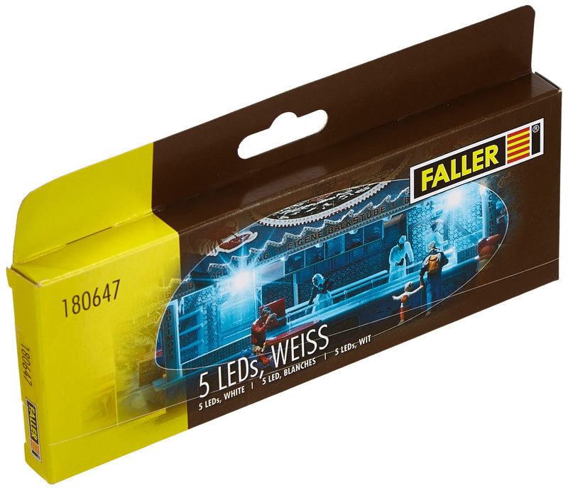 Faller - 5 Leds Wit