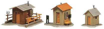 Faller 222177-3 track houses.