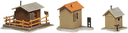 Faller 222177-3 track houses.
