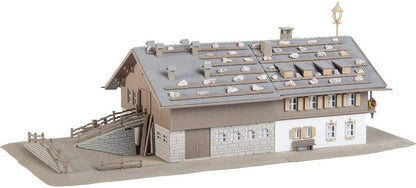 Faller F232199 Large Alpine Farmhouse + Barn, No Entered