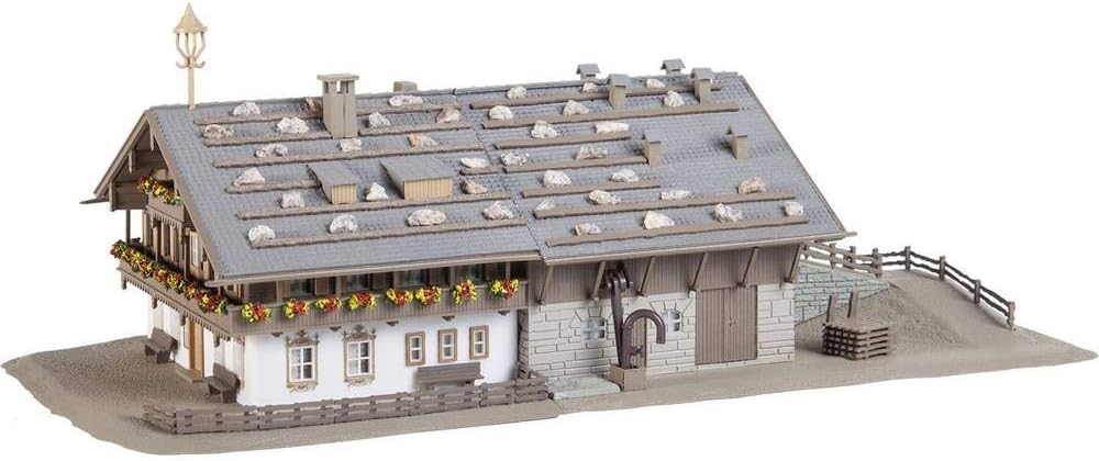 Faller F232199 Large Alpine Farmhouse + Barn, No Entered