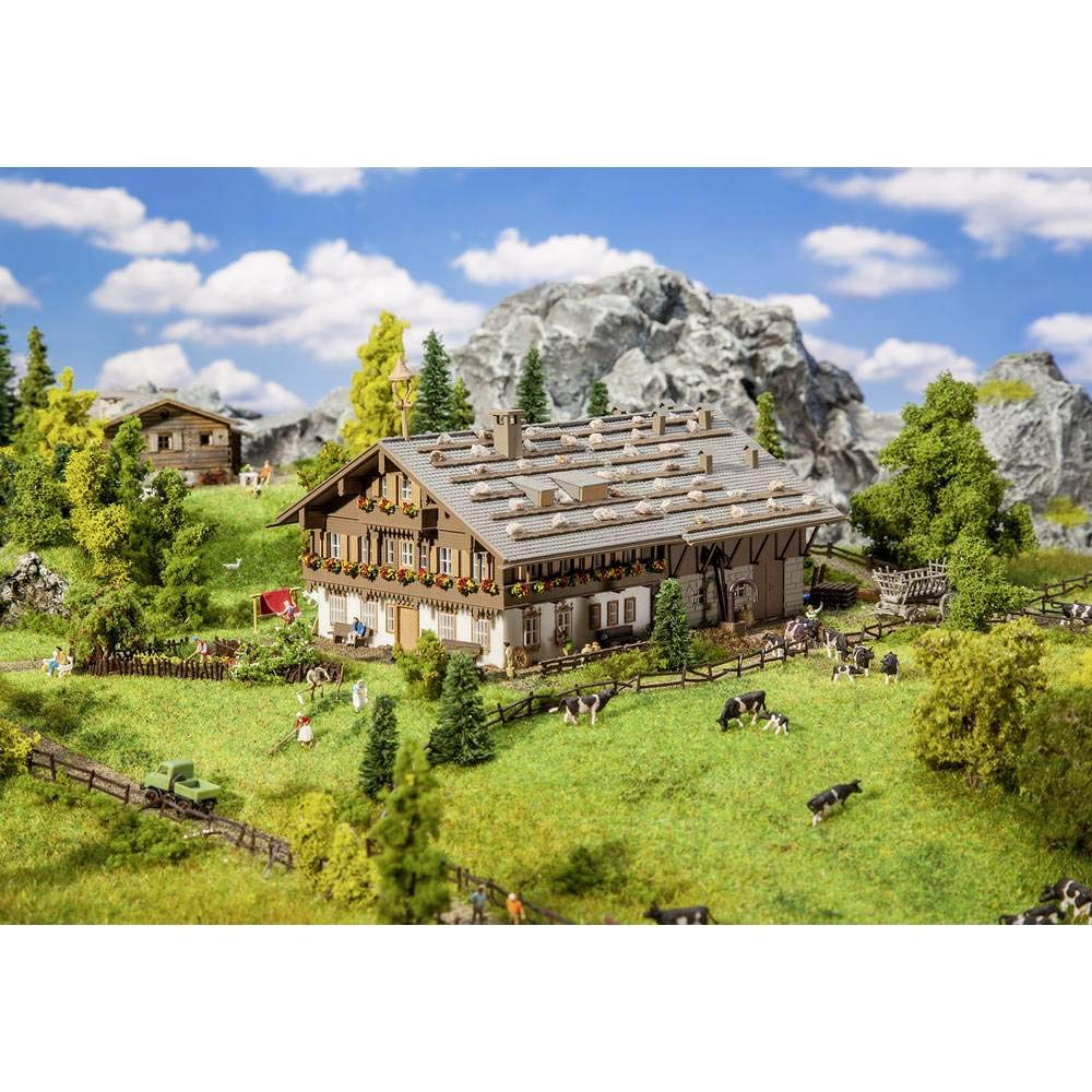 Faller F232199 Large Alpine Farmhouse + Barn, No Entered