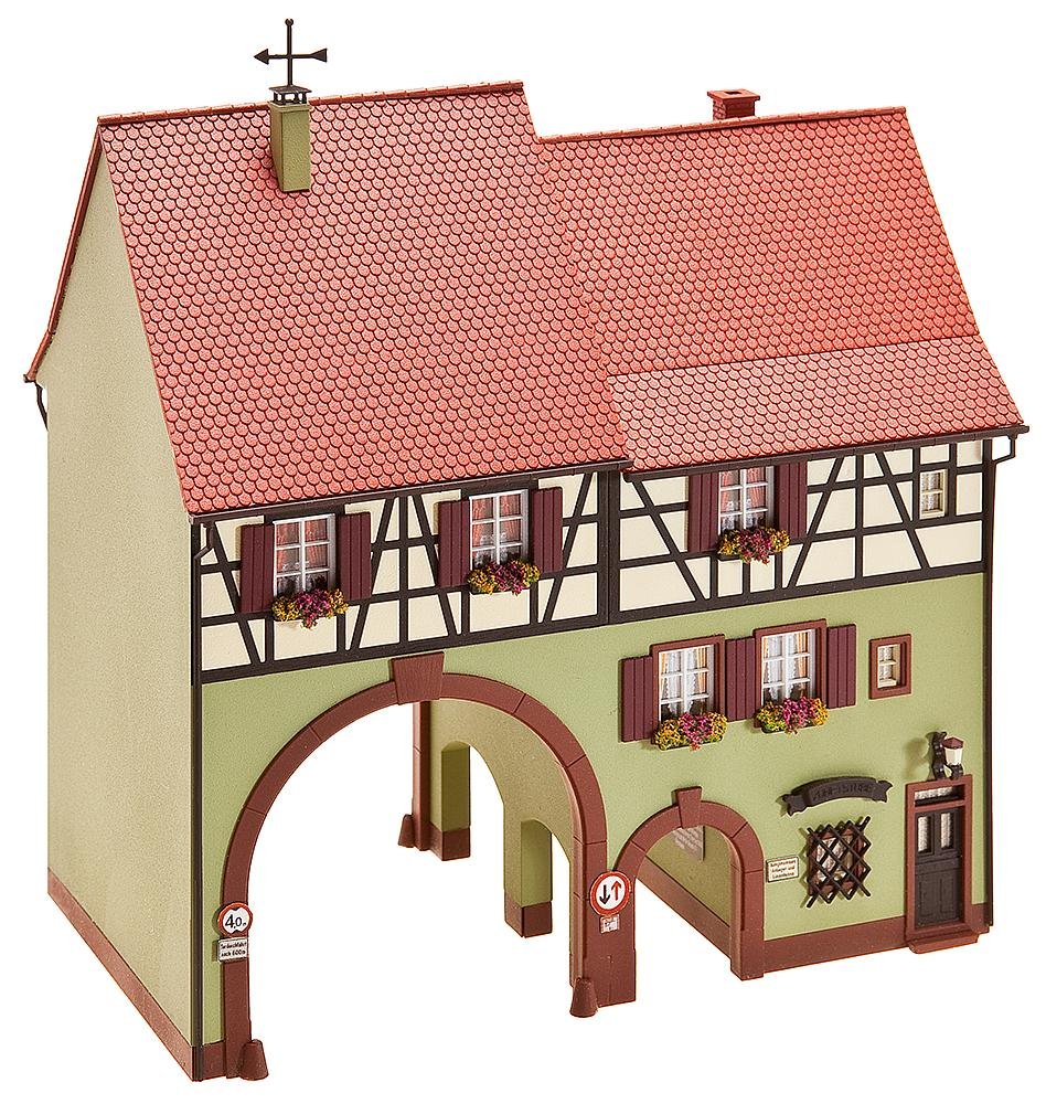 Faller - Vivienda para modelismo ferroviario (7.5x15x9 cm