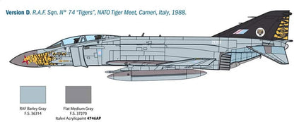 Italeri 2781 F-4J Phantom II Model Aeroplane Kit Plastic Scale 1:48