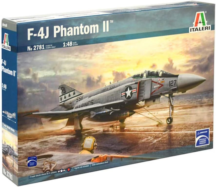 Italeri 2781 F-4J Phantom II Model Aeroplane Kit Plastic Scale 1:48
