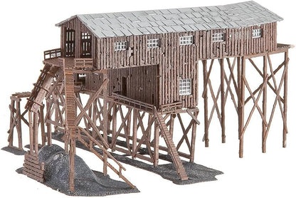 Faller - Edificio Industrial de modelismo ferroviario (10.6x20x18.5 cm