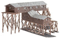 Faller - Edificio Industrial de modelismo ferroviario (10.6x20x18.5 cm