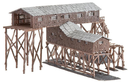 Faller - Edificio Industrial de modelismo ferroviario (10.6x20x18.5 cm